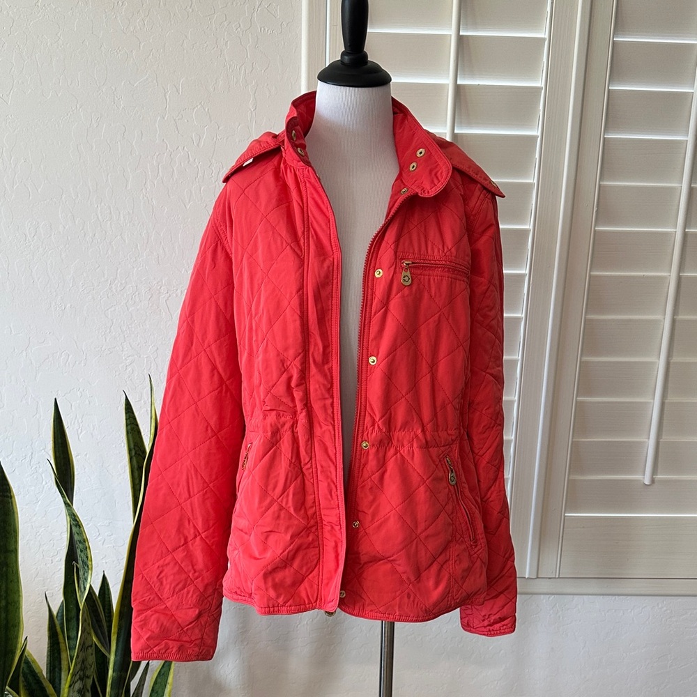C WONDER QUILTED FLYWEIGHT LIGHT JACKET TORY BURCH SISTER LABEL GOLD HARDWARE